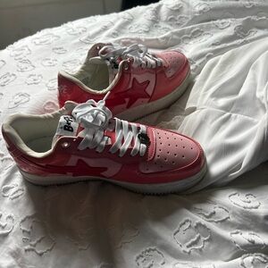 BAPE Pink Sneakers